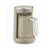 Korkmaz Türkischer Kaffee Maschine elektrisch Keyif Turk Mocca Kocher Beige