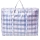 Reisetasche XL Kunststoff Blau Kariert 75x48x28 cm