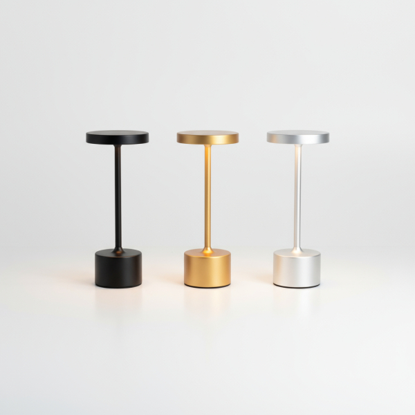 LED Akku Tischlampe aufladbar Touch Dimmbar RingGlow