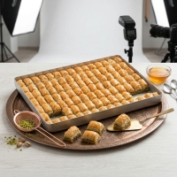 Aluminium Tablet 35x25cm Rechteck für Baklava geeignet