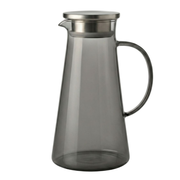 Weissberg Rhein Black Glas Karaffe 1.8 L Schwarzglas Edelsta