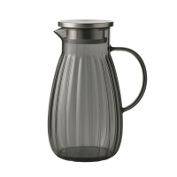 Weissberg Aqua Black Borosilikat Karaffe 1.8 L Schwarzglas