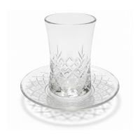 Weissberg Home Teeglas Set 6 Gläser mit 6 Untertellern Türkische Teegläser