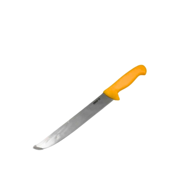 Küchenmesser Edelstahl 25cm mit Kunststoff Griff Gelb