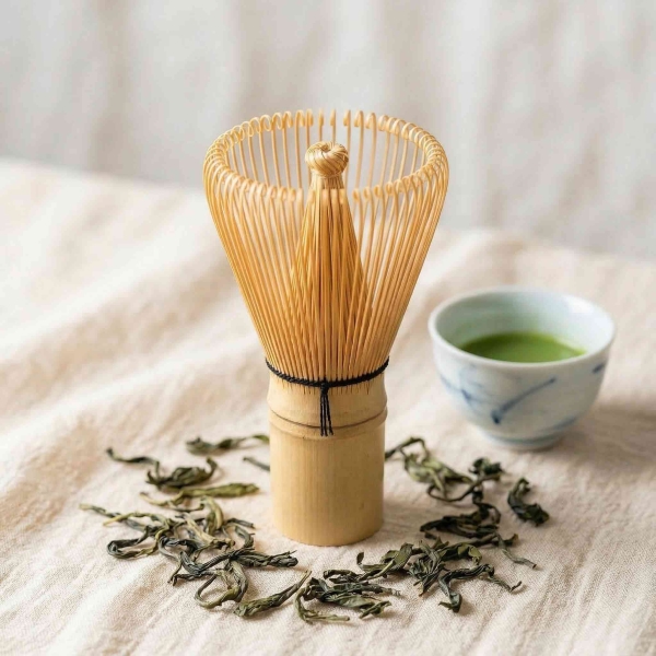Matchabesen Bambus Chasen Teebesen für Matcha Tee