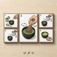 Matchabesen Bambus Chasen Teebesen für Matcha Tee