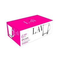LAV Zen Henkelglas 6er Set 225ml Kupa ZPL404F