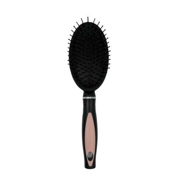Haarbürste Oval Metall mit Noppen