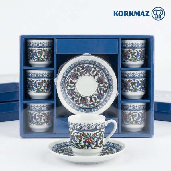 Topkapi Moccatassen Set 6 Tassen 6 Untetassen