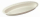 TAC BIANCA 25CM OVAL PLATE