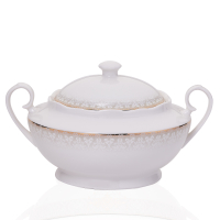 Korkmaz Eliza Collection Essgeschirr Set 60 teilig Dinner Set Aus Edelstahl