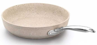 Bratpfanne Edelstahl Korkmaz Granita 26 Cm Antihaftbeschichtung Induktion Beige