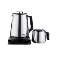 Korkmaz Prosense Elektrische Teemaschine Edelstahl Teekocher Digitaldisplay 0,8 Liter 1,8 Liter A852 02