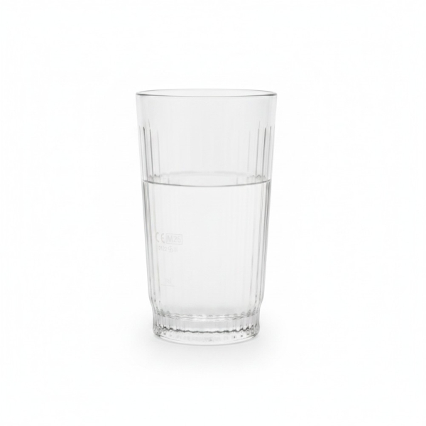 Rillenglas 0,14 L transparent | Klickhome.de