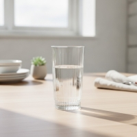 Rillenglas 0,14 L transparent | Klickhome.de