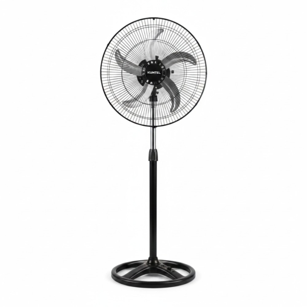 Standventilator 50 cm, 3-in-1, 60W, 5 Metallflügel, Boden- und Tischventilator KUMTEL