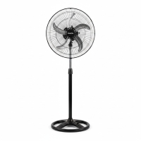 Standventilator 50 cm, 3-in-1, 60W, 5 Metallflügel,...