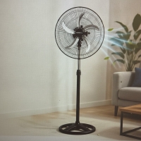 Standventilator 50 cm, 3-in-1, 60W, 5 Metallflügel,...