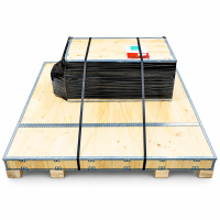 Mobile Scherenhebebühne – Mittelhub 3.500 kg, Hubhöhe 110–1.200 mm, mit Auffahrrampen und Transportrollen