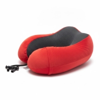 Nackenkissen U-förmig ergonomisch Nackenstütze Reise Rot LISSIDOLL