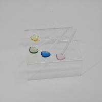 Glaslöffel Set 4-teilig, bunt, Glas, Serie Glass Spoon