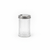 Gewürzstreuer Glas mit Metalldeckel, 100-300ml, transparent, Zuckerstreuer und Ölspender