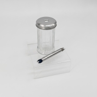 Zuckerstreuer Glas 100-300 ml mit Metalldeckel, für Zucker, Gewürze und Öl