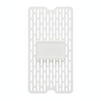 Kühlschrank Organizer Größe M, transparent, Kunststoff, mit Abtropfgitter - DEERBOX