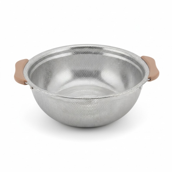 Küchensieb Edelstahl 32 cm mit Kunststoffgriffen, robust