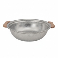 Küchensieb Edelstahl 32 cm mit Kunststoffgriffen, robust