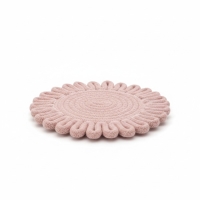 Untersetzer Set 3-teilig, Textil, Rosa, Made in Germany