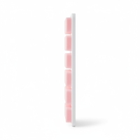 Eiswürfelform 16 Fächer, Kunststoff, Rosa, Eiswürfelbehälter für die Küche