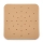 Backpapier für Heißluftfritteuse, 205x205 mm, 50 Stück, antihaftbeschichtet, braun, Silikonpapier