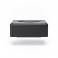 Taschentuchbox PU-Leder 22x13x8 cm Schwarz,...