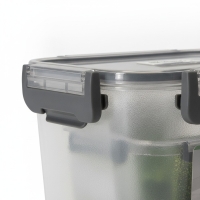 Vorratsdosen luftdicht 3-teilig, Kunststoff transparent,...