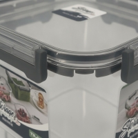 Vorratsdosen luftdicht 3-teilig, Kunststoff transparent, Saver Aufbewahrungsdosen