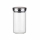 Vorratsglas mit Deckel 1,35 Liter, luftdicht, Glas mit Metalldeckel