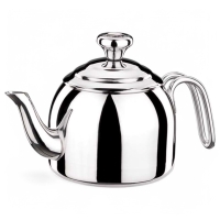 Türkische Teekanne Caydanlik Edelstahl Korkmaz...
