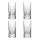 Pasabahce Elysia Wassergläser Longdrinkgläser 4er Set Lang 280 ml 520125