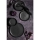 Kütahya Porselen Capri Moderna 24 Teile Porzellan Geschirr Set Nanopearl Reactive Matt Schwarz NPMOD24Y2883443