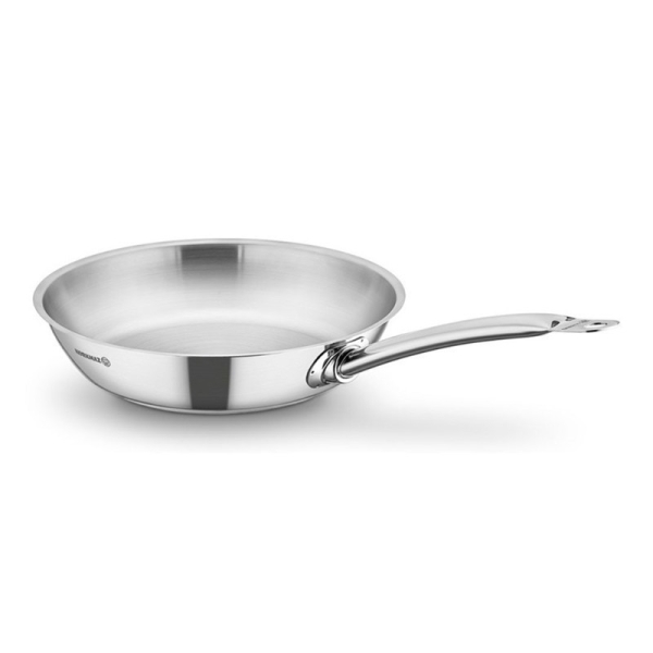 Korkmaz Proline Edelstahlpfanne Induktion Edelstahl Frypan 24x5 cm A1153