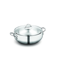 Kochtopf Edelstahl Korkmaz Tombik 24 Cm Induktion Silber