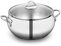 Korkmaz Kochtopf aus Edelstahl Tencere Tombik 2 l 18x9cm...