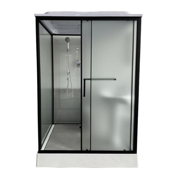 Mobile Duschkabinen mit integrierter Toilette WC Duschraum mit Waschbecken und Duscharmatur