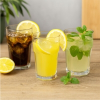 LAV Trinkglas Set Aras 365ml 3er Set großes Glas...