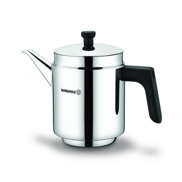 Korkmaz Teekanne aus Edelstahl Induktion Proline Tea Pot Set 26l